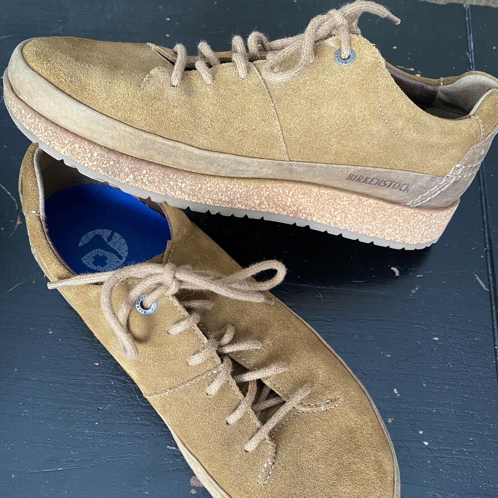 Birkenstock Honnef Low suede leather sneakers shoes sz 40 women's 9/9.5